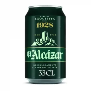 Cerveza el Alcázar Lata 33 Cl.