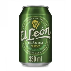 Cerveza el León Clásica Lata 33 Cl.