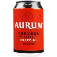 Cerveza Especial Aurum, Lata 33 Cl