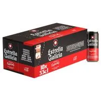 Cerveza Especial Estrella Galicia, Pack Lata 10x33 Cl
