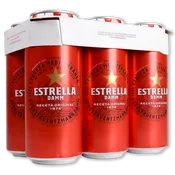 Cerveza Estrella Damm Paq. de 6 U. de 50 Cl