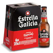 Cerveza Estrella Galicia Pack 6 X 25 Cl