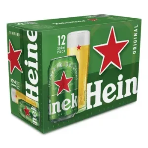 Cerveza Heineken Pack 12 Latas 33 Cl.