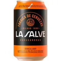 Cerveza Lager Auténtica la Salve, Lata 33 Cl