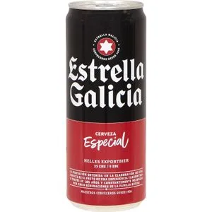 Cerveza Especial Estrella Galicia, Lata 33 Cl