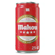 Cerveza Mahou 5 Estrellas 25 Cl