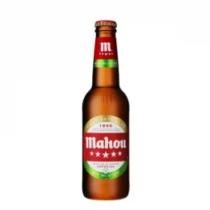 Cerveza Mahou 5 Estrellas Especial sin Gluten Botella 33 Cl.