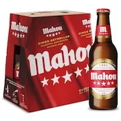 Cerveza Mahou 5 Estrellas Pack 6 X 25 Cl