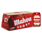 Cerveza Mahou 5 Estrellas Pack 8 X 33 Cl