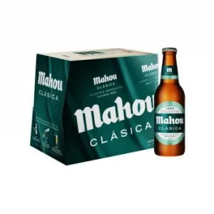 Cerveza Mahou Clásica Pack de 12 Botellas de 25 Cl.