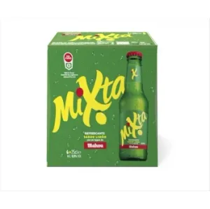 Cerveza Mahou Mixta Sabor Limón Pack 6 Botellas 25 Cl.