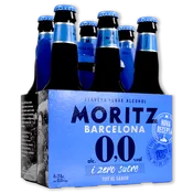 Cerveza Moritz 0,0 Paq. de 6 U. de 33 Cl
