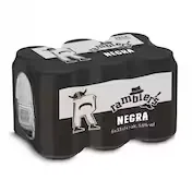 Cerveza Negra Dia Ramblers Pack 6 X 33 Cl