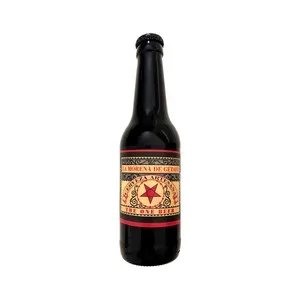 THE ONE Cerveza Negra la Morena de Getafe Botella 33 Cl. 330 ML