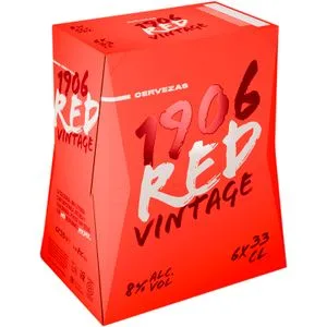 Cerveza Red Vintage Botella Cristal Pack-6 6 X 0,33 L