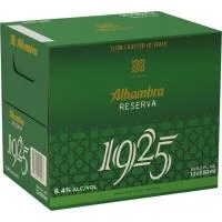 Cerveza Reserva 1925 Alhambra, Pack Botellín 12x33 Cl
