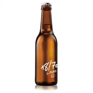 Cerveza Rubia 18/70 Botella 33 Cl.