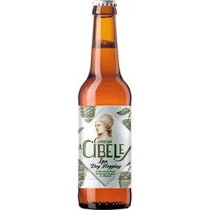 Cerveza Rubia Artesana Tipo IPA Dry Hopping Elaborada Tradicionalmente con Agua de Madrid la Cibeles