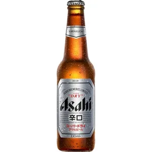 Cerveza Rubia Artesana Variedad Super Dry de Japón Asahi
