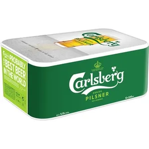 Cerveza Rubia Danesa Pack 12 Carlsberg