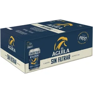 Cerveza Rubia Especial Pack 12  el Aguila sin Filtrar 33 CL