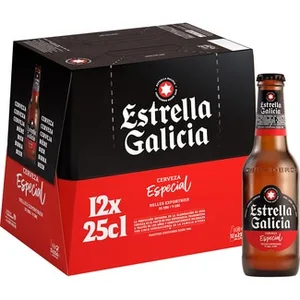 Cerveza Rubia Especial Pack 12  Estrella Galicia 25 CL