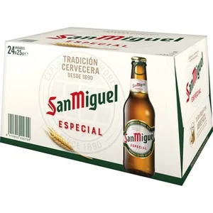 Cerveza Rubia Especial Pack 24 SAN Miguel