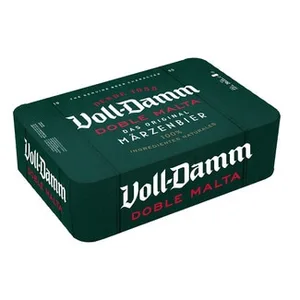 Cerveza Rubia Extra Doble Malta Pack 24  Voll Damm 33 CL