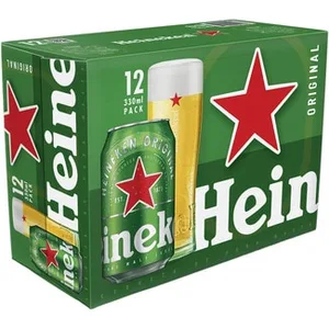 Cerveza Rubia Lager Holandesa Pack 12 Heineken