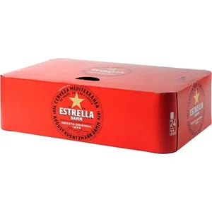 Cerveza Rubia Mediterránea de Malta, Arroz y Lúpulo Pack 24 Estrella Damm