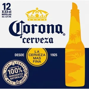 Cerveza Rubia Mejicana Pack 12 Corona
