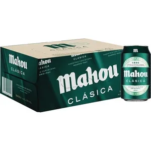 Cerveza Rubia Original Pack 24  Mahou Clasica 33 CL