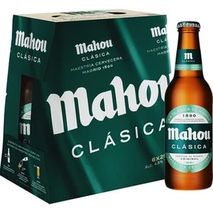 Cerveza Rubia Original Pack 6 Mahou Clasica