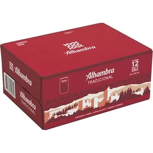 Cerveza Rubia Pack 12 Alhambra Tradicional