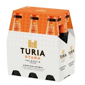 Cerveza Rubia Pack de 6 Botellas 6 X 0,25 L