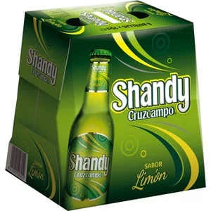 Cerveza Rubia Sabor Limón Pack 6 Shandy Cruzcampo