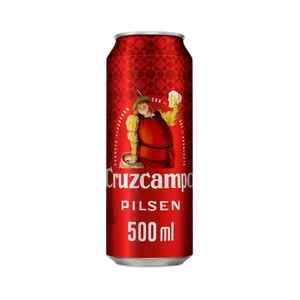 Cruzcampo Cerveza Rubia Tipo Lager Estilo Pilsen 50 Cl. 500 ML