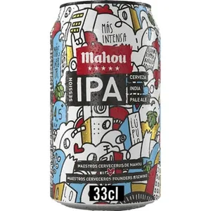 Cerveza Rubia Variedad Session IPA Mahou 5 Estrellas