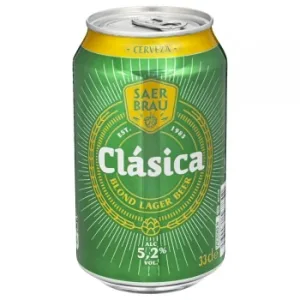 Cerveza Saer Brau Clásica Lata 33 Cl.