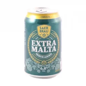 Cerveza Saer Brau Extra Malta Lata 33 Cl.