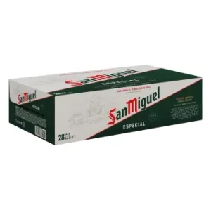Cerveza San Miguel Especial Lager Pack de 28 Latas de 33 Cl.