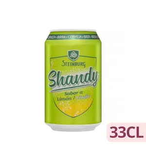 Cerveza Shandy Steinburg Sabor Limón 0.33 L