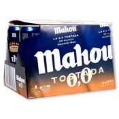 Cerveza sin Alcohol 0,0 Mahou Tostada Paq. de 6 U. de 25 Cl