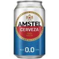 Cerveza sin Alcohol Amstel, Lata 33 Cl