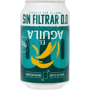 Cerveza sin Filtrar 0,0 Lata 0,33 L