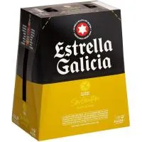 Cerveza sin Gluten Estrella Galicia, Pack Botellín 6x25 Cl