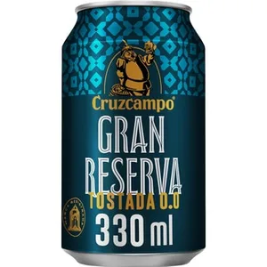 Cerveza Tostada 0,0% Alcohol Cruzcampo Gran Reserva 1904