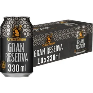 Cerveza Tostada 100% Malta Pack 10 Cruzcampo Gran Reserva 1904