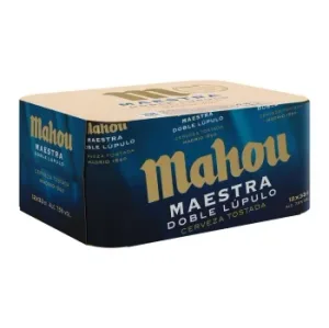Cerveza Tostada Mahou Maestra Doble Lúpulo Pack de 12 Latas de 33 Cl.