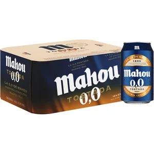 Cerveza Tostada sin Alcohol Pack 12  Mahou 0,0 33 CL